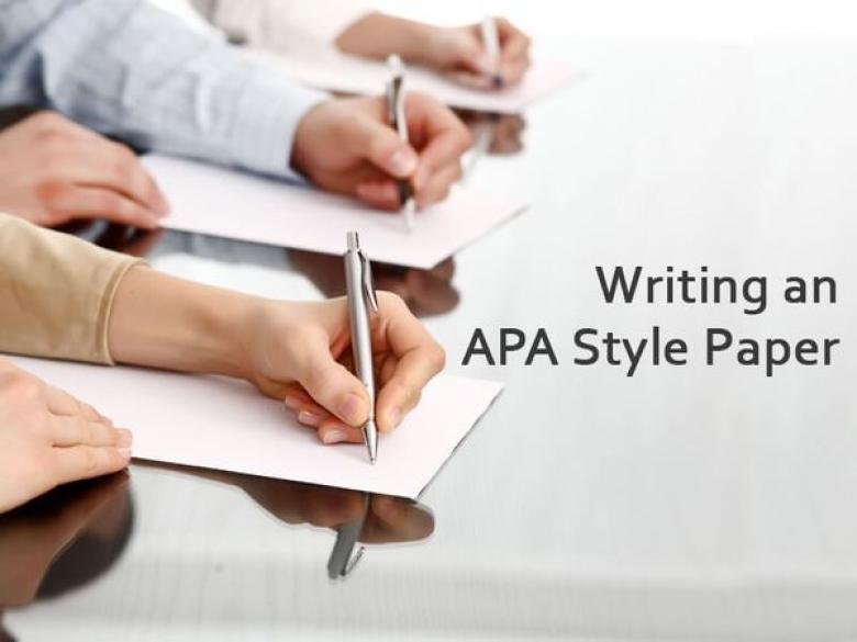 Writing an APA Style Paper